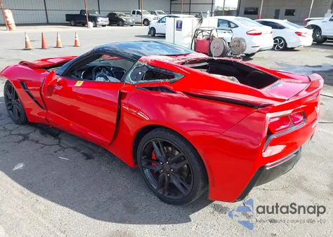 2016 Chevrolet Corvette Stingray Z51 из США, поврежденный, VIN 1G1YM2D7XG5109971